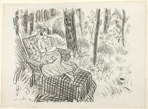 Şezlongdaki Kız by Henri Matisse