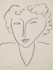 Kadın Başı; Tete de Femme by Henri Matisse