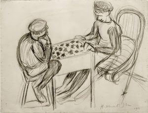 Dama oyuncuları by Henri Matisse