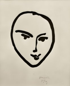 Nadia. Gülümseyen Maske by Henri Matisse
