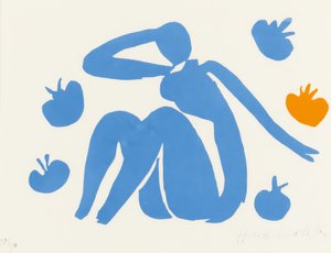 Portakallı çıplak by Henri Matisse