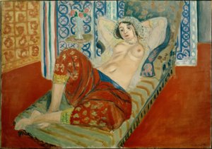 Kırmızı pantolonlu odalisque by Henri Matisse