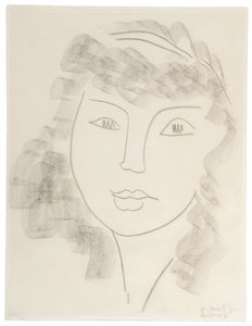 Bir Kadının Portresi; Portrait de Femme by Henri Matisse
