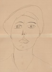 Bir kadın portresi (Olga Meerson) by Henri Matisse