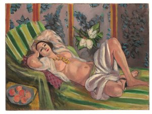 Manolyalarla Uzanmış Odalisque by Henri Matisse