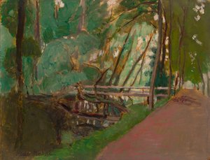 Sous-bois, 1902-1903 civarı (panel üzerine yerleştirilmiş kağıt üzerine yağlıboya)