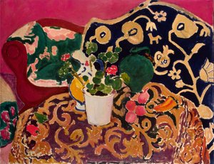 İspanyol Natürmortu, c.1910-11 (tuval üzerine yağlıboya) by Henri Matisse