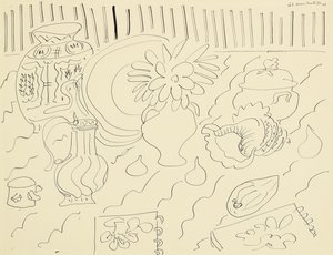 Natürmort (Tema G, Varyasyon 2) by Henri Matisse