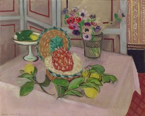 Natürmort: Ananas ve Limonlar by Henri Matisse