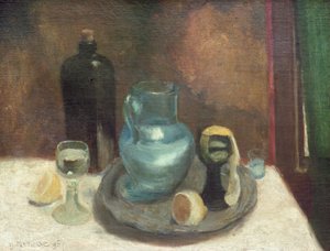 Limonlu Natürmort ya da Mavi Sürahi by Henri Matisse
