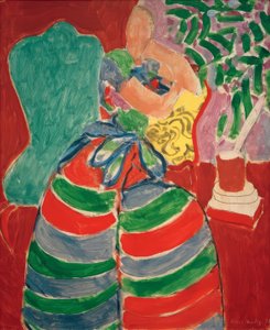 Çizgili elbise by Henri Matisse