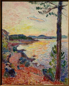 le gouter golfe de saint tropez 1904 (tuval üzerine yağlıboya)