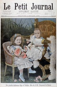 Rusya Büyük Düşesi Olga ve Tatyana, 1899 by Henri Meyer