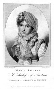 Maria Louisa, Avusturya arşidüşesi, 1813. by Henri Meyer