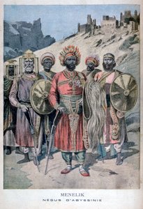 Habeş Menelik II, 1895 by Henri Meyer