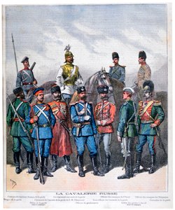Rus süvarileri, 1892 by Henri Meyer
