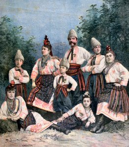 Rus şarkıcılar, 1891 by Henri Meyer
