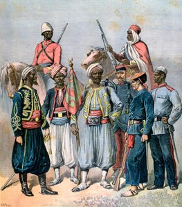 Fransız sömürge kuvvetleri, 1891. by Henri Meyer