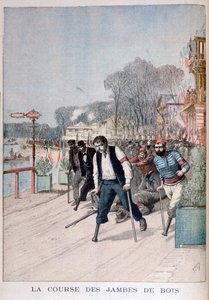 Tahta Bacakların Yarışı, 1895 by Henri Meyer