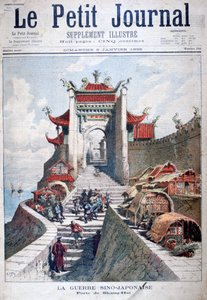 Şanghay kapısı, Çin, Çin-Japon Savaşı, 1895. by Henri Meyer
