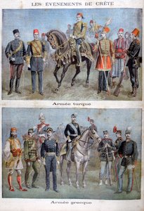 Yunan ve Türk ordularının üniformaları, 1897