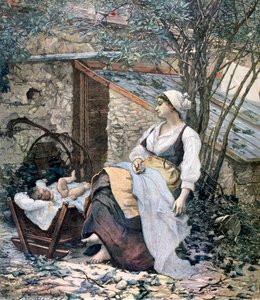 Genç Anne, 1891 by Henri Meyer