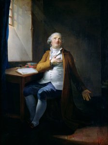 Louis XVI (1754-93) Tapınakta, c.1795 (tuval üzerine yağlı boya)