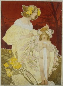 Kadın Sarayı. 1900 sergisi by Henri Henri Antoine Théodore Livemont