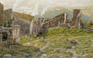 Eski Bormes Kalesi Les Mimosas by Henri Rivière