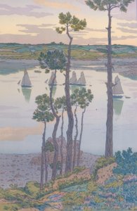 Die Ufer des Trieux by Henri Rivière