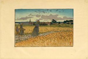 Perros-Guirec köyü by Henri Rivière