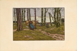 Fırtınanın ardından, Launay Körfezi (Loguivy) by Henri Rivière