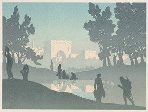 Gezici Yahudi: Eski Şehir by Henri Rivière