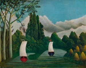 Oise Bankaları, 1905 by Henri Rousseau