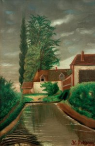 su değirmeni by Henri Rousseau