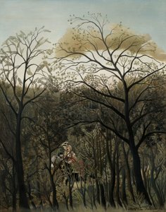 Ormanda Randevu, 1889. by Henri Rousseau