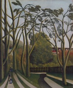 Bicêtre yakınlarındaki Bièvre Kıyıları, yaklaşık. 1908-09. by Henri Rousseau