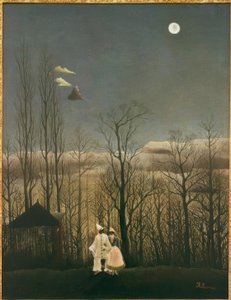 Bir karnaval akşamı by Henri Rousseau