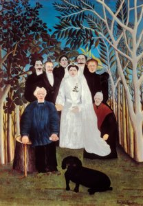 Kırsalda bir düğün by Henri Rousseau