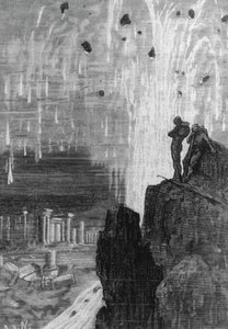 Jules Verne'in 'Denizler Altında 20.000 Fersah' adlı eserinden illüstrasyon
