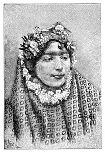 A noble Persian lady, 1895.