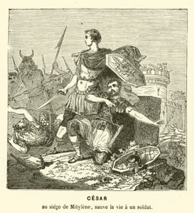 Julius Caesar, Midilli Kuşatması