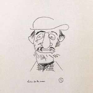 Henri Toulouse-Lautrec. Kendi portresi. by Henri de Toulouse Lautrec