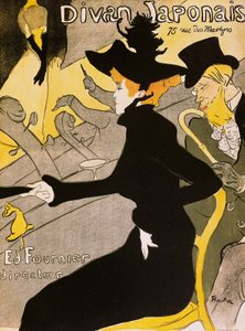 Japon Divanı Posteri, Henri de Toulouse-Lautrec (1864-1901) by Henri de Toulouse Lautrec