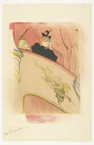 Yaldızlı Maskeli Kutu by Henri de Toulouse Lautrec