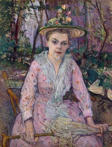 Şemsiyeli kadın by Henri de Toulouse Lautrec