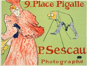 9, Place Pigalle, P. Sescau Fotoğrafçı Posteri, 1894.