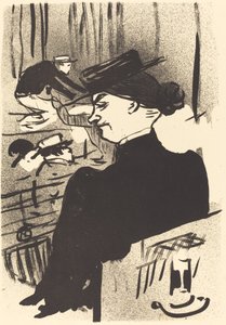 Bir Seyirci Bir Seyirci, 1893. by Henri de Toulouse Lautrec