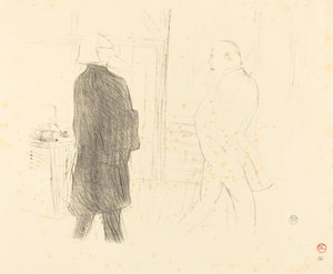 Antoine ve Gémier, Une Faillite, 1894. by Henri de Toulouse Lautrec