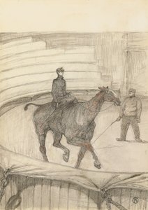 Sirkte: Prova; Au Cirque: Travail de Repetition, 1899 by Henri de Toulouse Lautrec
